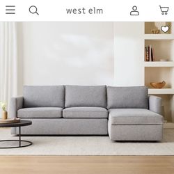 West Elm Sleeper Sofa (pull Out Bed And Storage) 