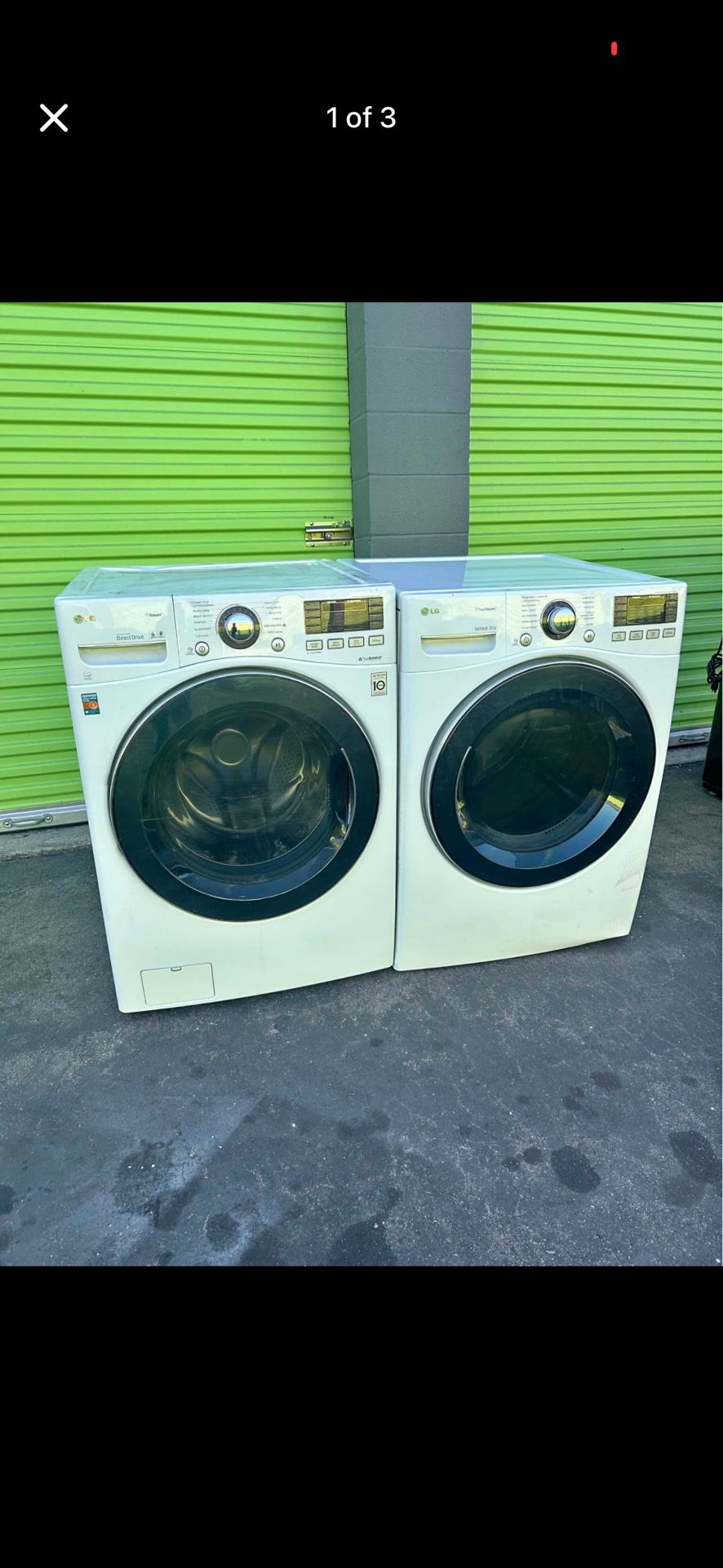 Lg Washer And Gas Dryer 