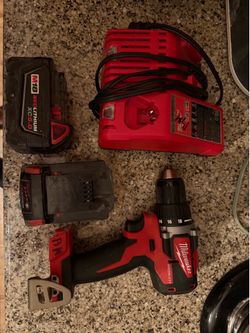 Milwaukee Drill Batteries and Charger