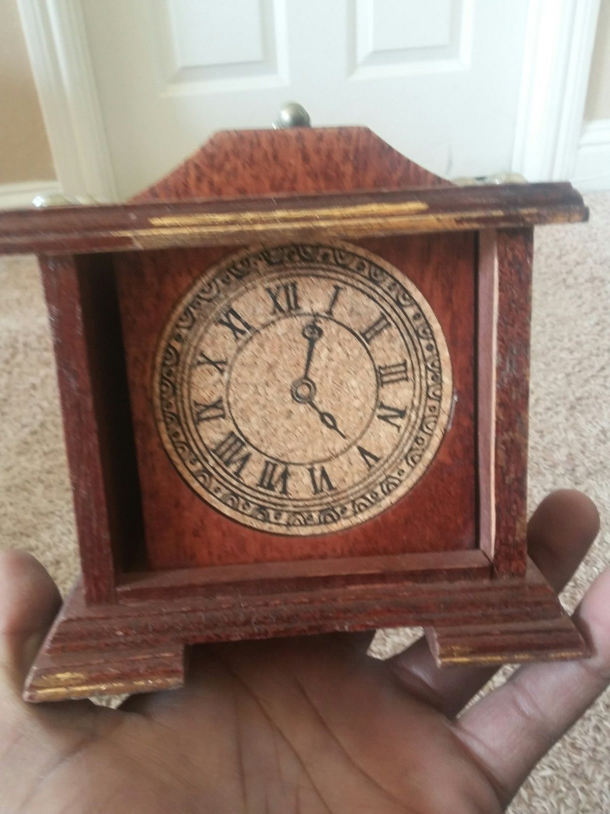 Vintage Set of Clock Coasters