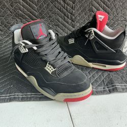 Air Jordan 4 Retro Bred 308497-060 Sz 11