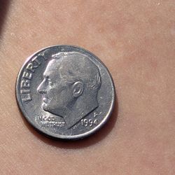 1994 P Dime Error