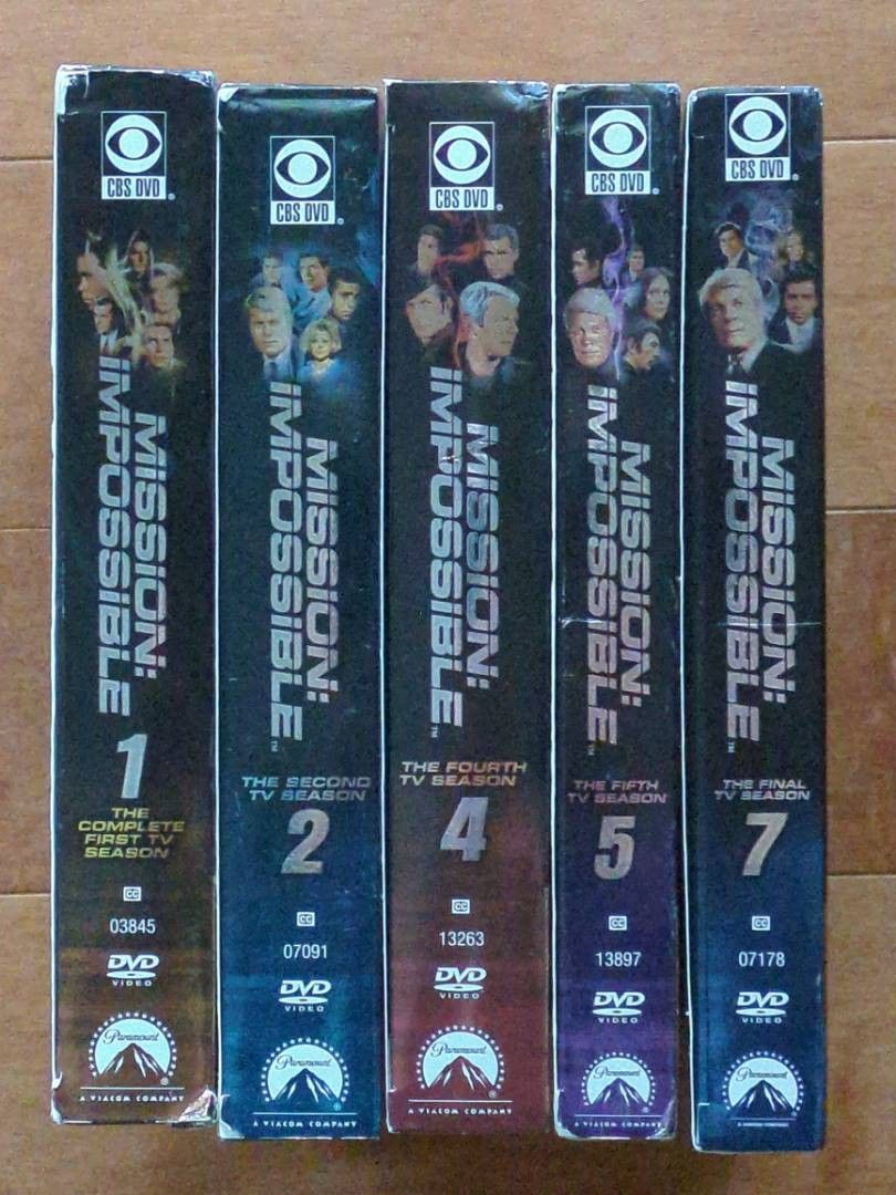 Mission Impossible Orig TV Show DVDs Several Seasons