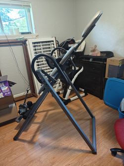 Innova Inversion Table with Adjustable Headrest, Reversible Ankle Holders, and 300 lb Weight Capacity
