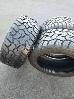 3 used tires Lt33x12.50r20 Atlander Roverclaw MT like 90% tread on $250.00