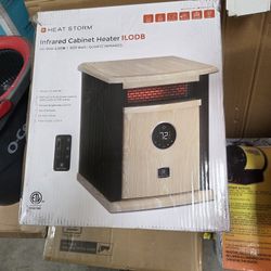 HEAT STORM
1500-Watt Logan Deluxe Portable Electric Convection/Radiant Infrared Compact Space Heater in Tan