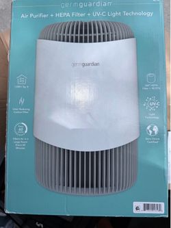 GermGuardian Air Purifier with HEPA Filter & UV-C Light Technology, Open Box