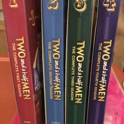 DVD "Two and A Half Men" Seasons 1-4. Boxed in brand new condition. Played once. Great gift and great deal at $10.00. Pick up in Middletown.