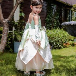 TYHTYM Princess Costumes Little Girls Dress Up Cosplay Fancy Halloween Christmas Party 10-11T