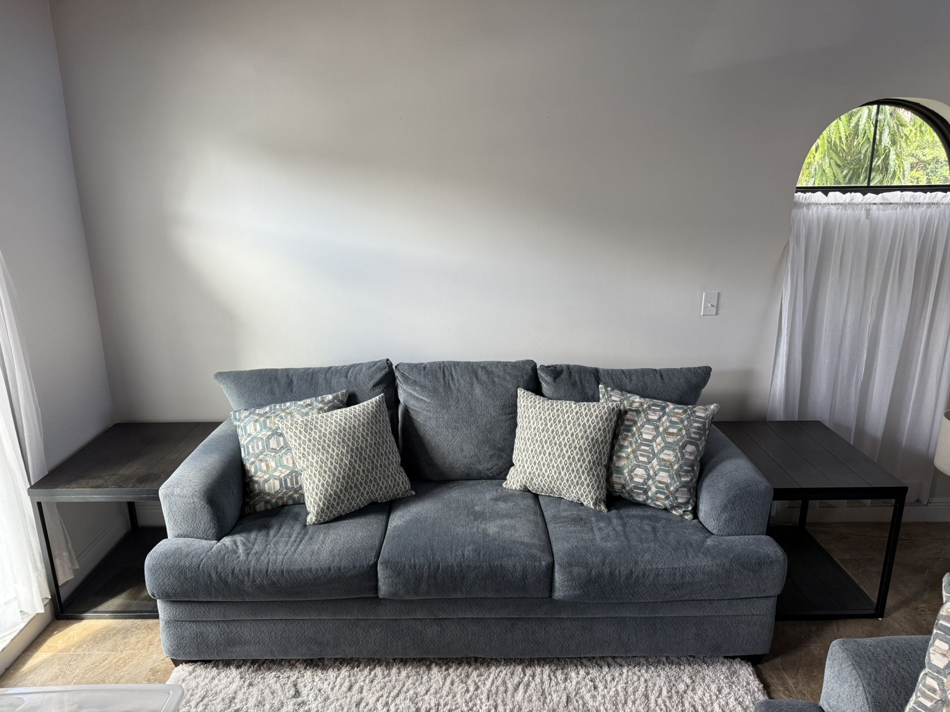 Sofa, Loveseat, 2 End Tables