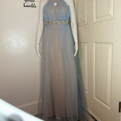 Halter Top Maxi Gown