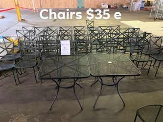 Patio chairs $35 each