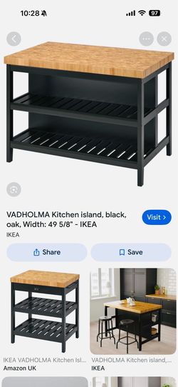 Ikea Butcher block table