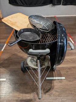 Weber 18" Original Charcoal Kettle Grill Bundle – Includes Accessories!