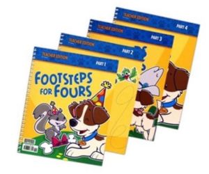 BJU Press Homeschool Footsteps for Fours Teacher Edition, 3rd ed.