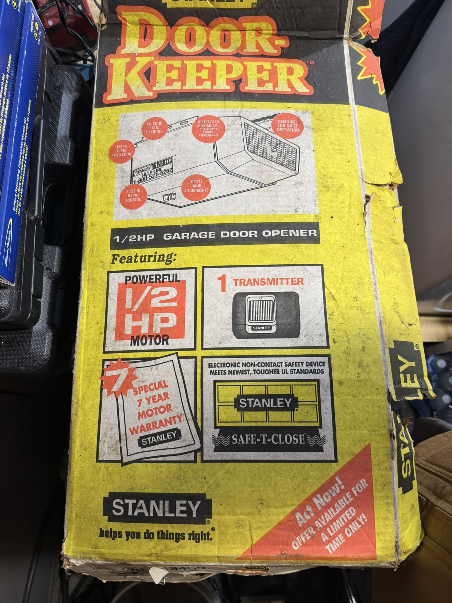 Stanley Garage Door Opener 1/2 HP