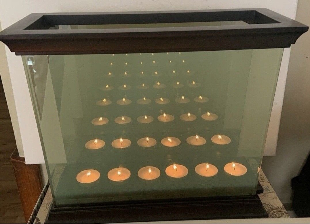 Partylite Infinite Reflections Infinity Mirror Votive Tea Light Holder Retired