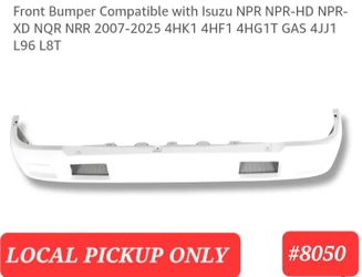 ➿️ Front Bumper Compatible w/ Isuzu NPR NPR-HD NPR-XD NQR NRR 2007-2025 (#8050)