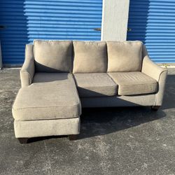 Beige Sectional Sofa(free Delivery)