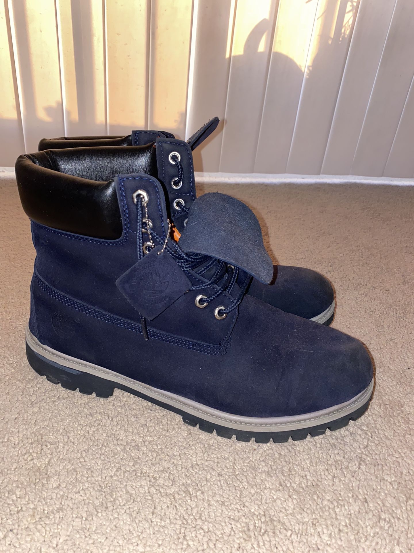 Timberlands Navy Blue