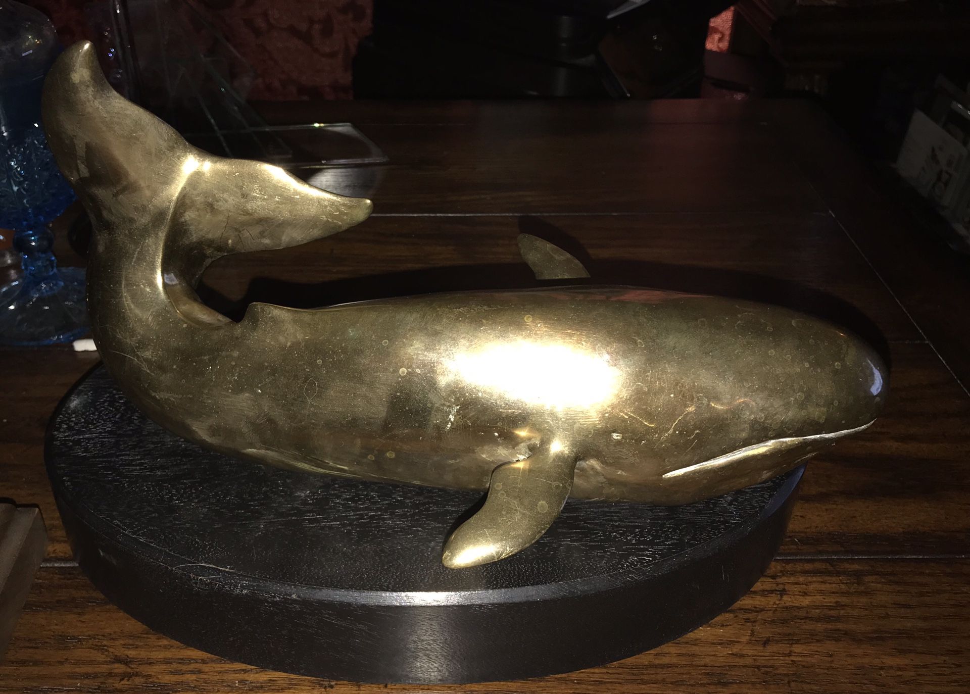 HUGE ELWELL WHALE SCULPTURE
