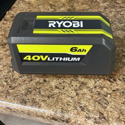 Ryobi 6Ah/ 40V Lithium