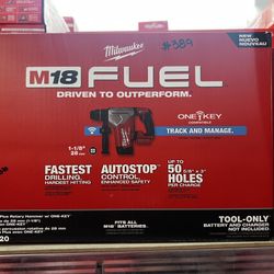 Milwaukee M18 Fuel 1-1/8” SDS Plus Rotary Hammer Tool Only