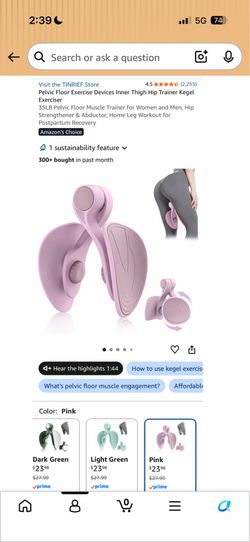 Brand new unopened thigh hip pelvic muscles trainer exerciser
