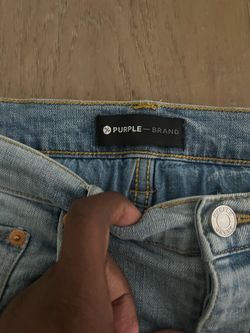 Purple jeans