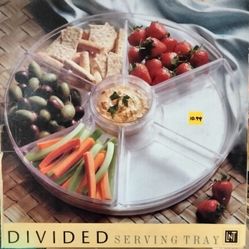DIVIDED SERVING TRAY 