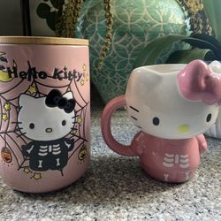 Silver Buffalo Sanrio Hello Kitty Halloween Spooky Kitchen Items