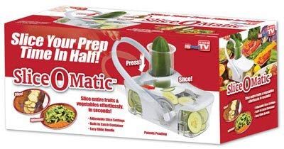 SliceOMatic slice entire fruits and vegetables effortlessly in seconds