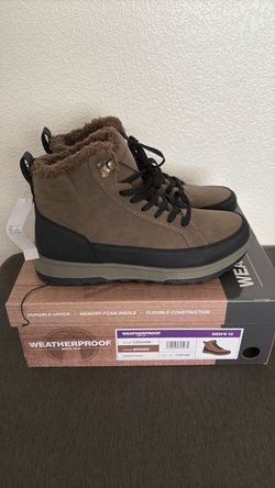 Weatherproof Logjam Men's Winter Boots Size 10