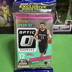 2020-21 Donruss Optic Basketball Cello Pack
