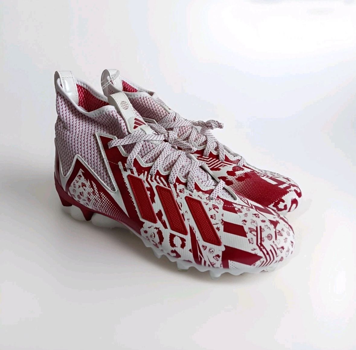 Adidas Freak 23-7V7 SMU Men's Football Cleats White / Red (HP2441) Size 9.5