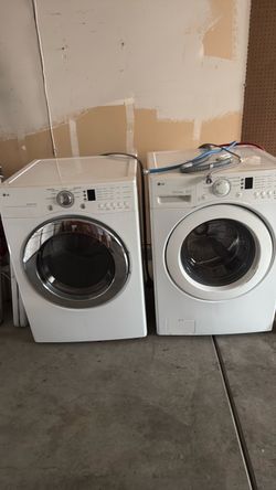 Lg front load washer and dryer