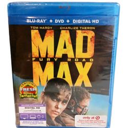 Mad Max: Fury Road Blu-Ray + DVD + Digital HD 2015 Brand New Factory Sealed  