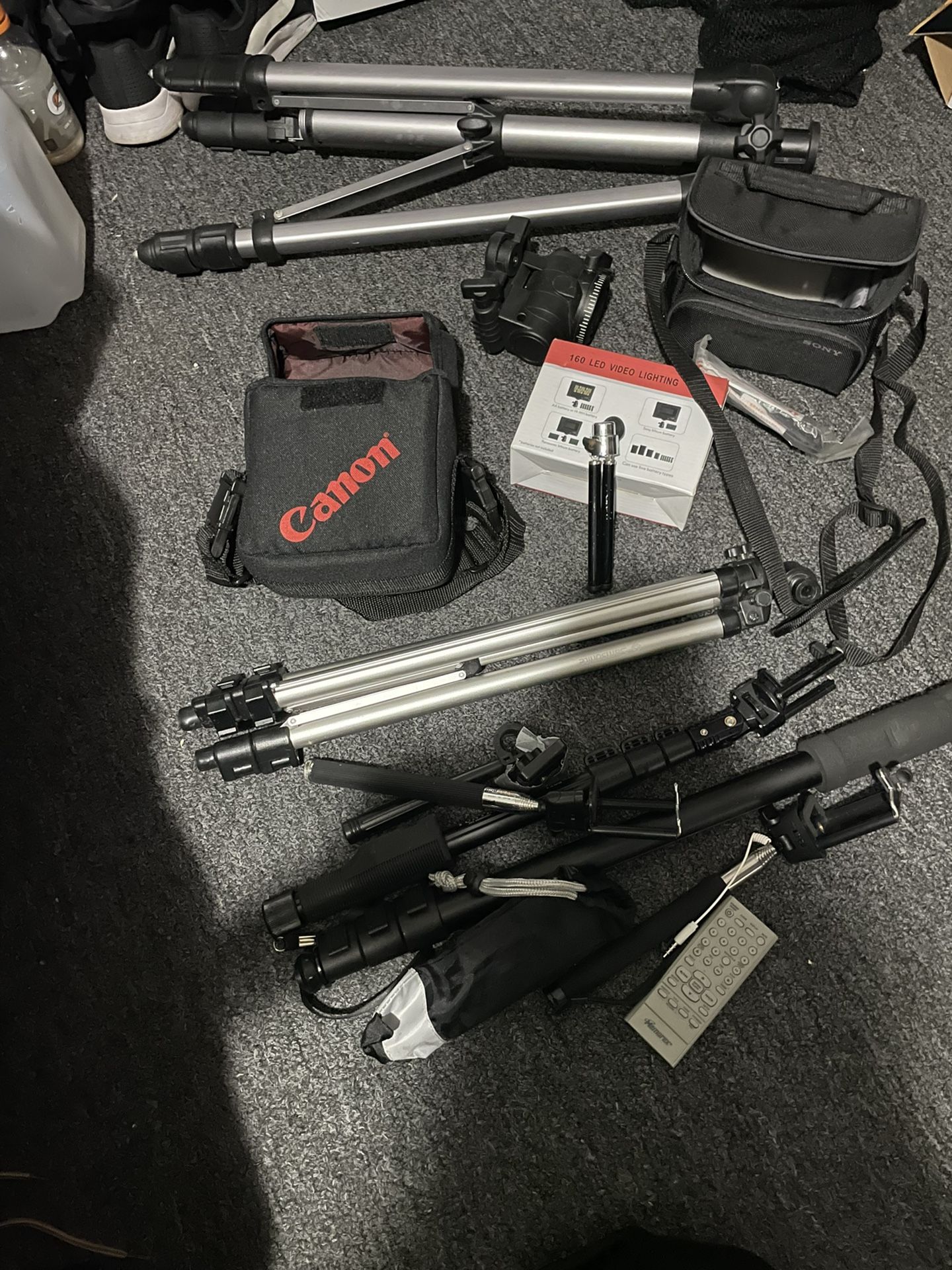 Cannon Bag AND Tripods