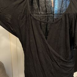 Women Dressy Black Top