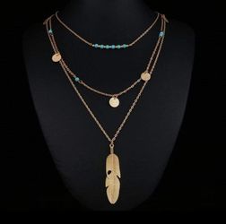 Brand new gorgeous layered necklace 