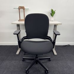 Very Like New Steelcase Leap V2 Plus Chair! 2024 Manufacture Date, Fully Adjustable With Lumbar Support! 