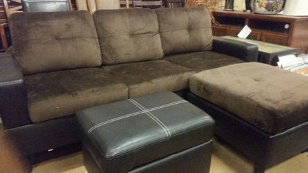A small sofa Chaise sectional for tighter space