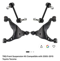 TRQ Front Suspension Kit 2005-2015 Toyota Tacoma Control Arms End Links