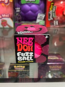 NeeDoh FUZZ BALL In Pink 🩷 The Velvet Squeeze! Nee Doh Viral Squish