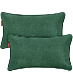 Pcinfuns Outdoor Lumbar Pillows 20x12 inch,Outdoor Patio Furniture Throw Pillows with Inserts,Decorative Pillows for Garden Couch Home Sofa Office Cha