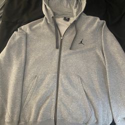 Jordan Grey Hoodie Zip Up