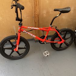 1993 Dyno Detour.  Neon Dayglo Paint. Pretzel Bars 