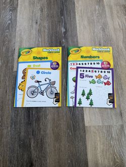 Set of 2 Crayola Workbooks
