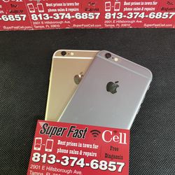 ⌚️⌚️🔥iPhone 6s 32gb Factory Unlocked With Warranty