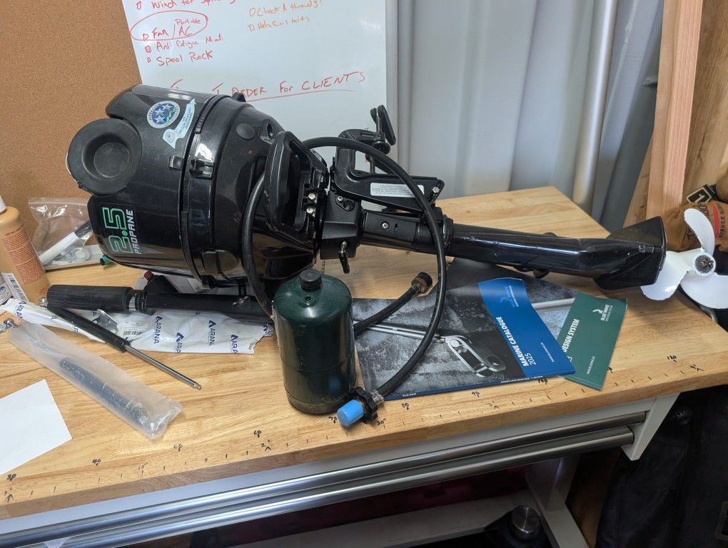 LEHR Propane Outboard Engine